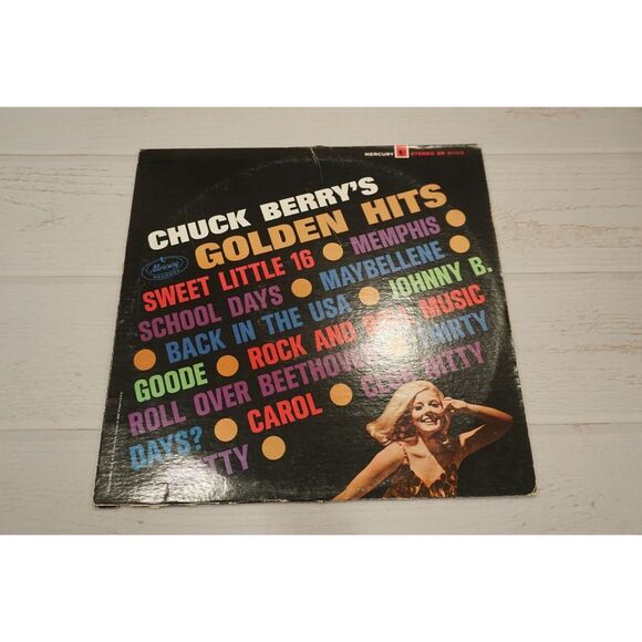 Chuck Berry - Golden Hits Vinyl LP Record (Rock & Roll Classics, Preowned) - Picture 1 of 4